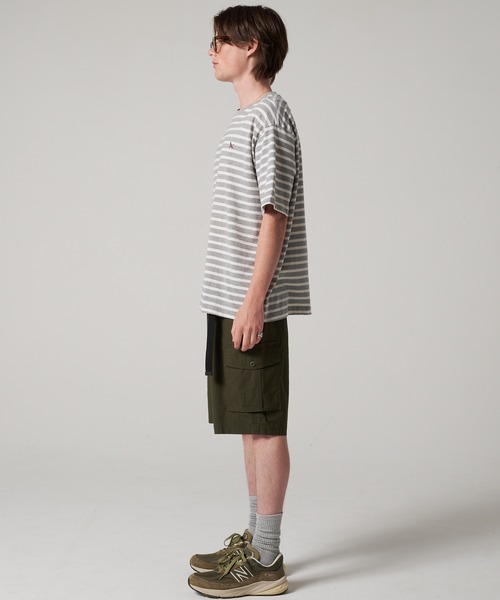 Eddie Bauer(エディーバウアー)の「ボーダー 半袖 Tシャツ(Tシャツ/カットソー・メンズ・ピンク/ベージュ/ネイビー/グレー・M/L/S/XXL/XL)」の9枚目の写真