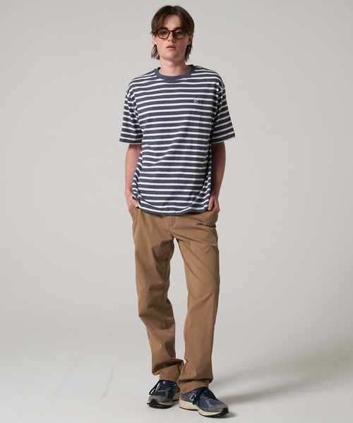 Eddie Bauer(エディーバウアー)の「ボーダー 半袖 Tシャツ(Tシャツ/カットソー・メンズ・ピンク/ベージュ/ネイビー/グレー・M/L/S/XXL/XL)」の12枚目の写真