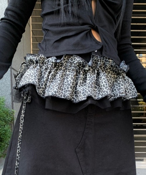 almo(アルモ)の「SK フリルレイヤードスカート(se)(スカート・レディース・ホワイト系その他/ブラック系その他/グレー系その他/ブラウン系その他/ブルー系その他/ホワイト系その他2・FREE)」の11枚目の写真