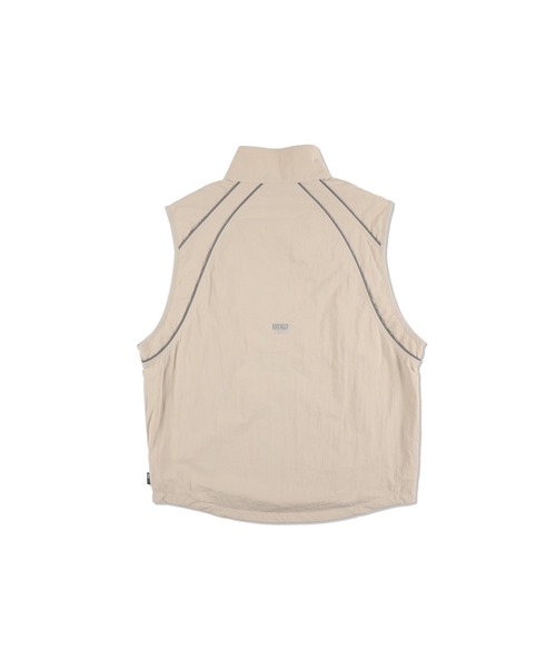 WIND AND SEA（ウィンダンシー）の「Reflective Piping Track Vest（ベスト・メンズ・サンドベージュ/ブラック・XL/S/M/L）」の8枚目の写真