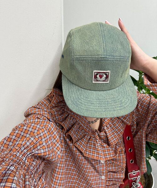 CIAOPANIC（チャオパニック）の「ワンポイントロゴデニムジェットキャップ（キャップ・レディース・ブルー/ブラック/ブルー系その他・ONE SIZE）」の3枚目の写真