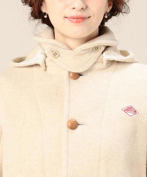 DANTON(ダントン)の「BY DANTON フードミドルコート◆(その他アウター・レディース・オフホワイト/ネイビー・36)」の7枚目の写真