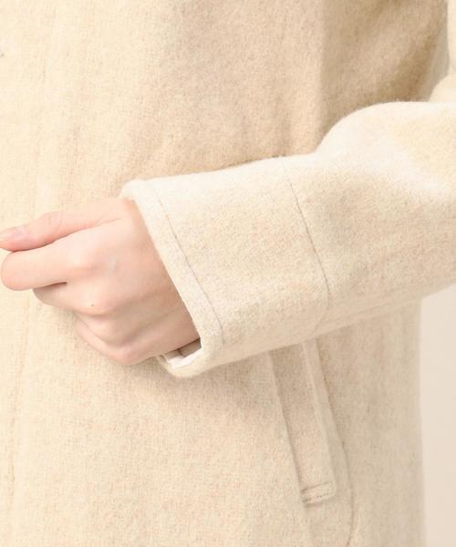 DANTON(ダントン)の「BY DANTON フードミドルコート◆(その他アウター・レディース・オフホワイト/ネイビー・36)」の14枚目の写真