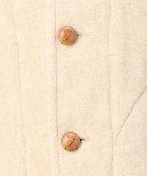 DANTON(ダントン)の「BY DANTON フードミドルコート◆(その他アウター・レディース・オフホワイト/ネイビー・36)」の17枚目の写真