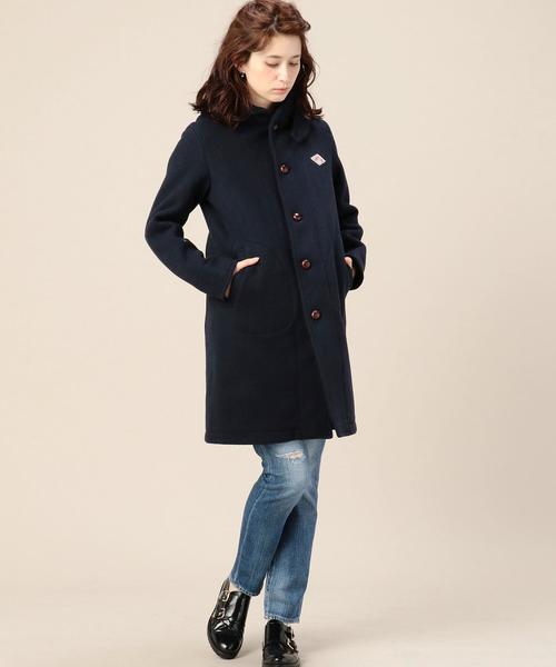 DANTON(ダントン)の「BY DANTON フードミドルコート◆(その他アウター・レディース・オフホワイト/ネイビー・36)」の13枚目の写真