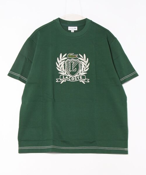 LACOSTE（ラコステ）の「《LACOSTE》TH6374-99（Tシャツ/カットソー・メンズ・グリーン/オフホワイト/ネイビー・5/4/3）」の3枚目の写真