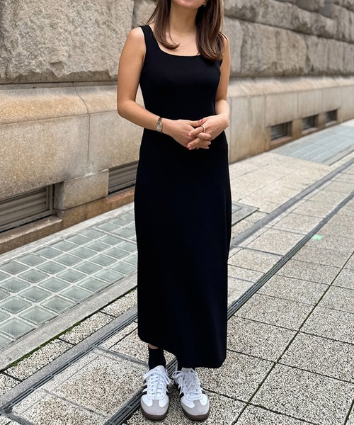 セール】タイトニットワンピース【低身長・小柄女性向け