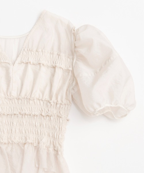 2WAYスリーブフリルブラウス【MAISON SPECIAL/メゾンスペシャル】 2way Sleeve Ruffle Blouse/2WAYスリーブフリルブラウス【MAISON