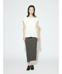 MIDIUMISOLID for Ladies リブフィットロングスカート
