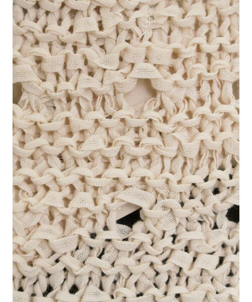 Samansa Mos2(サマンサ モスモス)の「テープヤーンビスチェ(ベスト・レディース・ブラック/グレー/キナリ・F)」の8枚目の写真