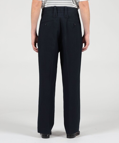 Tangent（タンジェント）の「Tangent British army chinos リネンコットン ワイドパンツ（その他パンツ・メンズ・ネイビー/グリーン・44/46/48）」の7枚目の写真