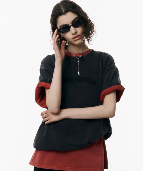 josemoon Tシャツ JOSE MOON tシャツ JOSEMOON LOGO OVER TSHIRT with PEARL