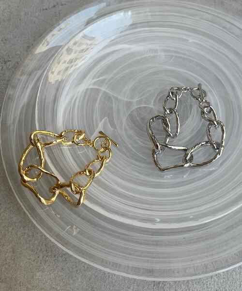 DouDou（ドゥドゥ）の「ミックスチェーンブレス（ブレスレット・レディース・シルバー/ゴールド・FREE）」の4枚目の写真