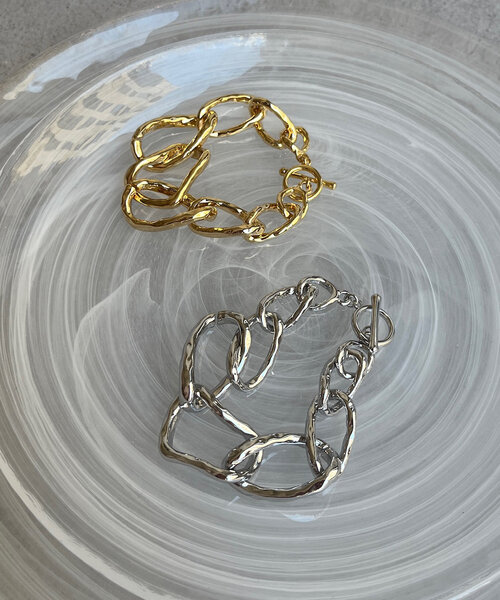 DouDou（ドゥドゥ）の「ミックスチェーンブレス（ブレスレット・レディース・シルバー/ゴールド・FREE）」の3枚目の写真