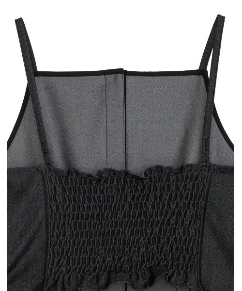 Ameri(アメリ)の「CAMISOLE SET EXTRA LONG SKIRT DRESS(ワンピース・レディース・アイボリー/ブラック・SMALL/MEDIUM)」の5枚目の写真