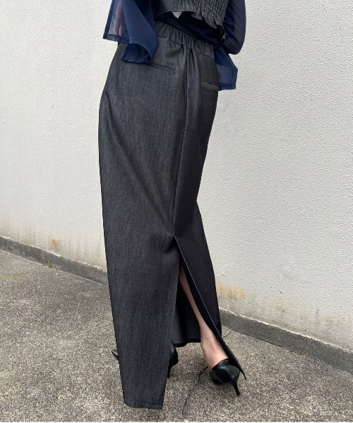 Ameri(アメリ)の「CAMISOLE SET EXTRA LONG SKIRT DRESS(ワンピース・レディース・アイボリー/ブラック・SMALL/MEDIUM)」の19枚目の写真