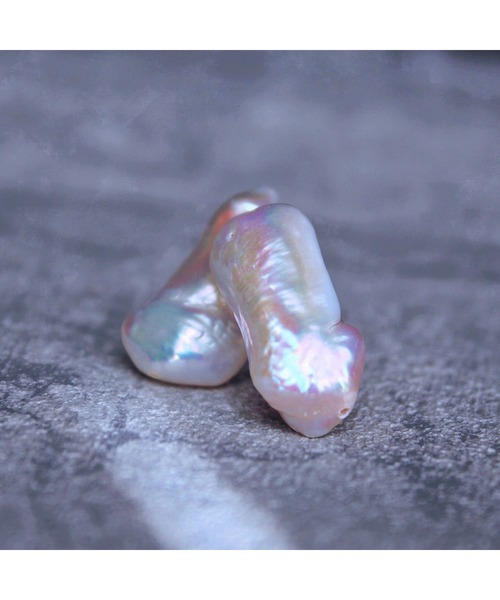 tone(トーン)の「【Willija】金属アレルギー対応《Distortion》歪みパールのピアス(MA)(ピアス(両耳用)・レディース・その他1/その他2/その他3/その他4/その他5・FREE)」の7枚目の写真