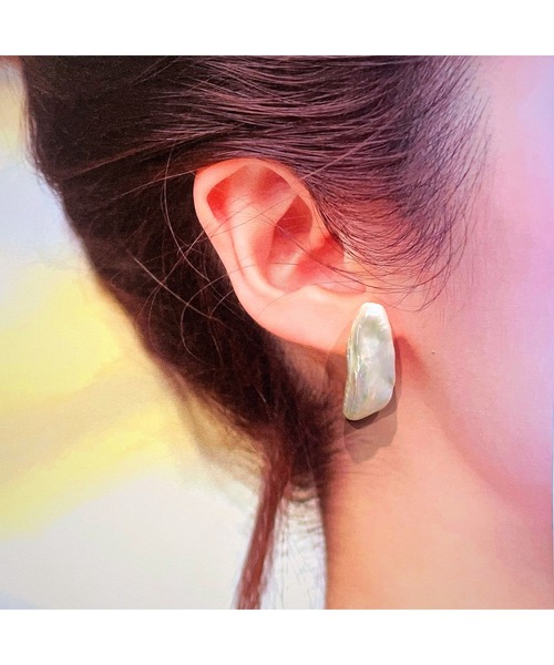 tone(トーン)の「【Willija】金属アレルギー対応《Distortion》歪みパールのピアス(MA)(ピアス(両耳用)・レディース・その他1/その他2/その他3/その他4/その他5・FREE)」の12枚目の写真