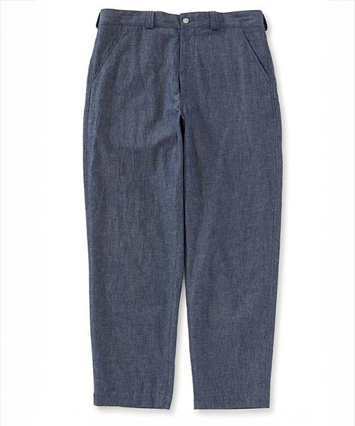 BLUE BLUE(ブルーブルー)の「オリジナルシャンブレー イージートラウザーズ(その他パンツ・メンズ・ブルー・SMALL/MEDIUM/LARGE/X-LARGE)」の1枚目の写真