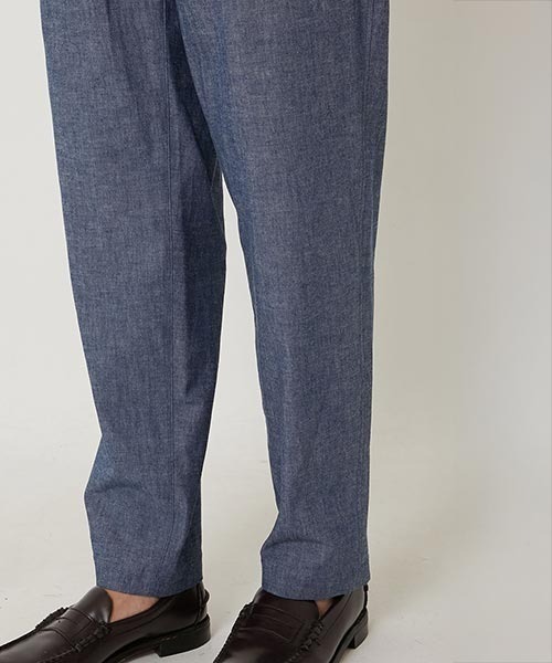 BLUE BLUE(ブルーブルー)の「オリジナルシャンブレー イージートラウザーズ(その他パンツ・メンズ・ブルー・SMALL/MEDIUM/LARGE/X-LARGE)」の8枚目の写真