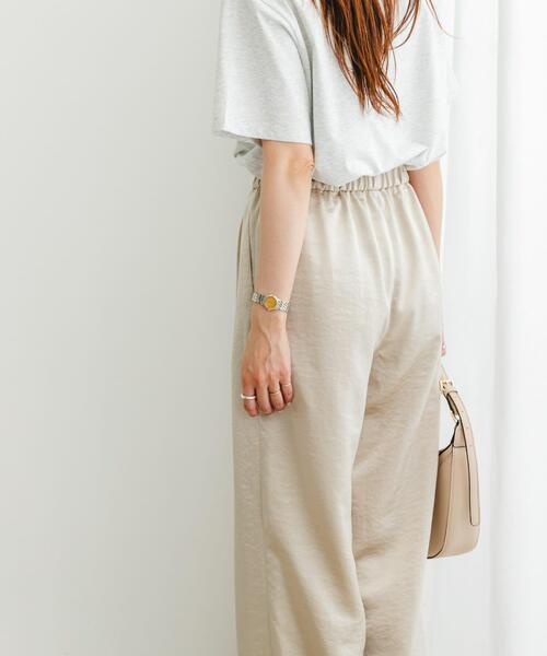 F by ROSSO（エフバイロッソ）の「F by ROSSO　サテンイージーパンツ（その他パンツ・レディース・ブラウン系その他/ベージュ系その他・36/38）」の5枚目の写真