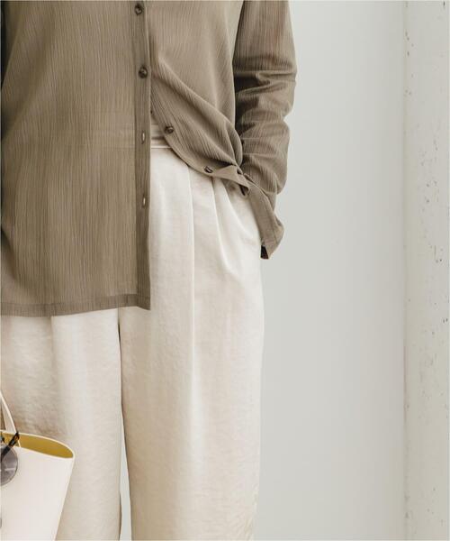 F by ROSSO（エフバイロッソ）の「F by ROSSO　サテンイージーパンツ（その他パンツ・レディース・ブラウン系その他/ベージュ系その他・36/38）」の11枚目の写真