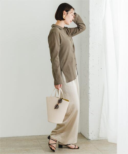 F by ROSSO（エフバイロッソ）の「F by ROSSO　サテンイージーパンツ（その他パンツ・レディース・ブラウン系その他/ベージュ系その他・36/38）」の13枚目の写真