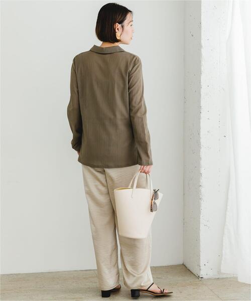 F by ROSSO（エフバイロッソ）の「F by ROSSO　サテンイージーパンツ（その他パンツ・レディース・ブラウン系その他/ベージュ系その他・36/38）」の14枚目の写真