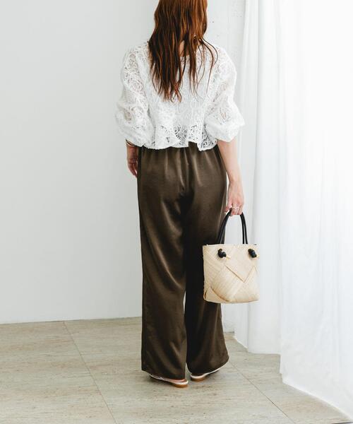 F by ROSSO（エフバイロッソ）の「F by ROSSO　サテンイージーパンツ（その他パンツ・レディース・ブラウン系その他/ベージュ系その他・36/38）」の20枚目の写真
