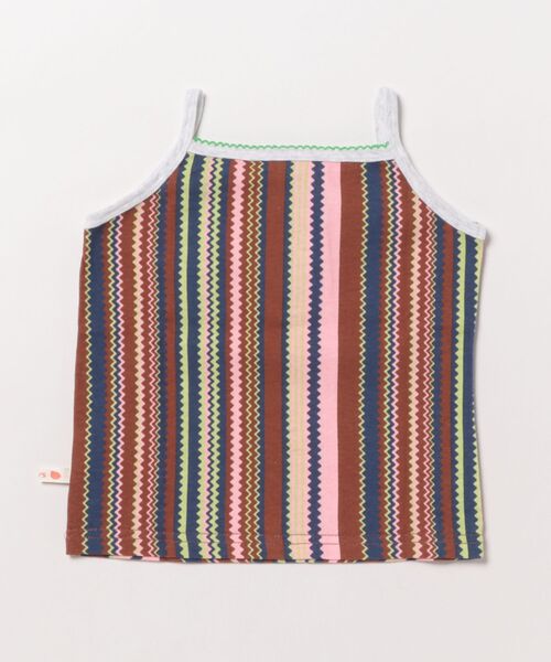 MARKEY'S（マーキーズ）の「総柄カットキャミソール（キャミソール・キッズ・オレンジ/マルチ/ブラック・150/140/130/120/110/100/90/80）」の4枚目の写真