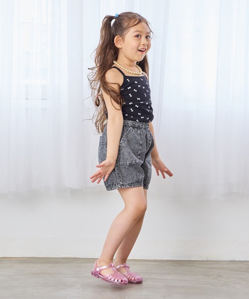 MARKEY'S（マーキーズ）の「総柄カットキャミソール（キャミソール・キッズ・オレンジ/マルチ/ブラック・150/140/130/120/110/100/90/80）」の7枚目の写真