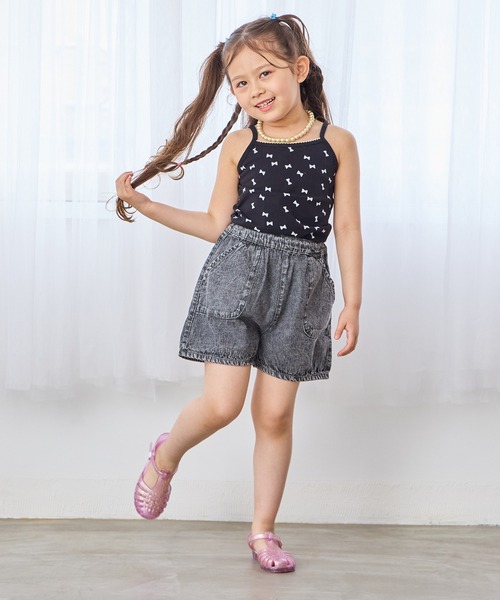 MARKEY'S（マーキーズ）の「総柄カットキャミソール（キャミソール・キッズ・オレンジ/マルチ/ブラック・150/140/130/120/110/100/90/80）」の8枚目の写真