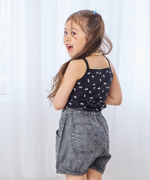 MARKEY'S（マーキーズ）の「総柄カットキャミソール（キャミソール・キッズ・オレンジ/マルチ/ブラック・150/140/130/120/110/100/90/80）」の6枚目の写真