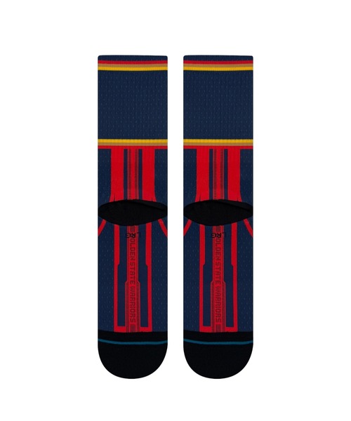 STANCE（スタンス）の「STANCE GSW CE25（スタンス ゴールデンステート・ウォリアーズ シティ・エディション 2025）（ソックス/靴下・メンズ・マルチ・LARGE）」の3枚目の写真