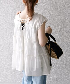 アシメティアードチュニックSS 1049042（シャツ/ブラウス）｜LOWRYS