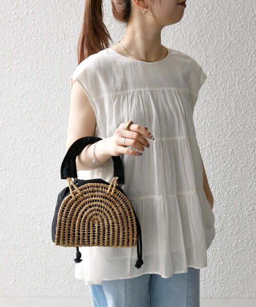 極美品 SHIPS レース 上品 ブラウス ラベンダー系 春色 シップス L】【ウォッシャブル】【セットアップ対応】クロッシェレース