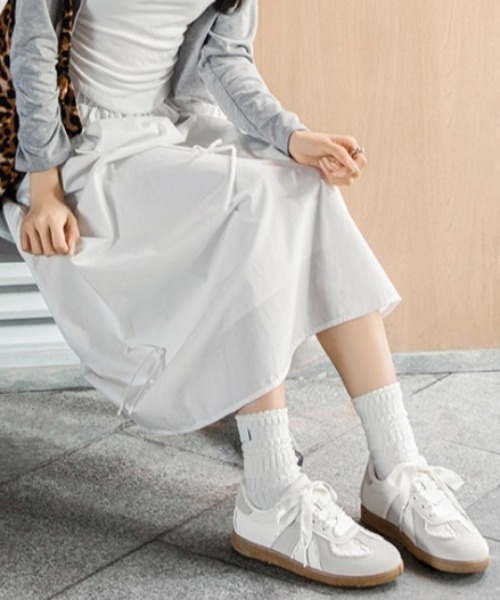 paravion(パラビオン)の「レース切り替えシューズ(スニーカー・レディース・シルバー/ホワイト/ピンク・S/M/L)」の6枚目の写真