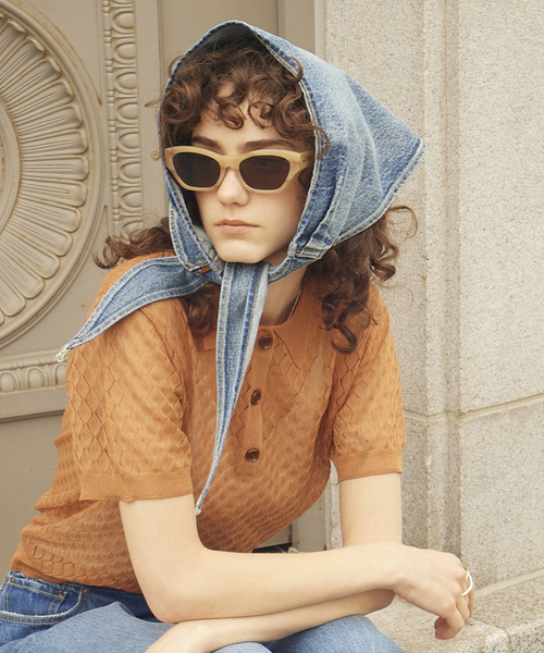 5 1/2 DENIM BANDANNA