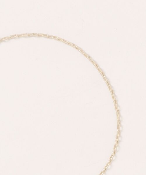collex（コレックス）の「【Ljud/ユード】ガラスドロップパールネックレス（ネックレス・レディース・シルバー・フリー）」の2枚目の写真