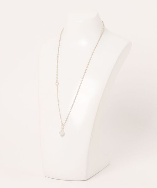 collex（コレックス）の「【Ljud/ユード】ガラスドロップパールネックレス（ネックレス・レディース・シルバー・フリー）」の3枚目の写真