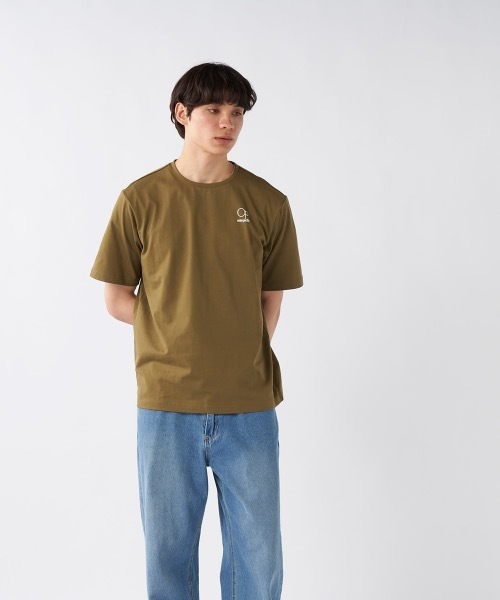 Ocean Pacific(オーシャンパシフィック)の「【OP/オーピー】ヘビーウェイトワンポイントロゴTシャツ(Tシャツ/カットソー・メンズ・カーキ/オフホワイト/ネイビー/杢グレー・LARGE/X-LARGE/MEDIUM)」の19枚目の写真