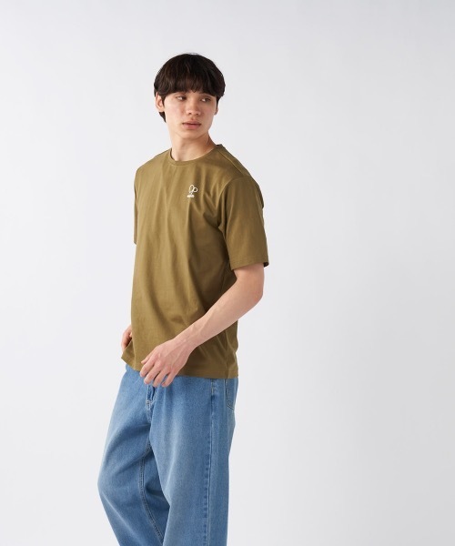 Ocean Pacific(オーシャンパシフィック)の「【OP/オーピー】ヘビーウェイトワンポイントロゴTシャツ(Tシャツ/カットソー・メンズ・カーキ/オフホワイト/ネイビー/杢グレー・LARGE/X-LARGE/MEDIUM)」の20枚目の写真