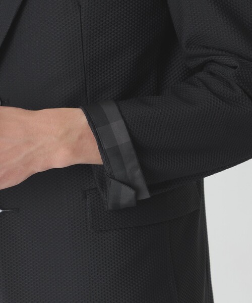 BLACK LABEL CRESTBRIDGE（ブラックレーベル・クレストブリッジ）の「【BLACK lab.】ブリーズメッシュジャケット（テーラードジャケット・メンズ・ライトグレー/ブラック/ネイビー・M/L/XL/S）」の5枚目の写真