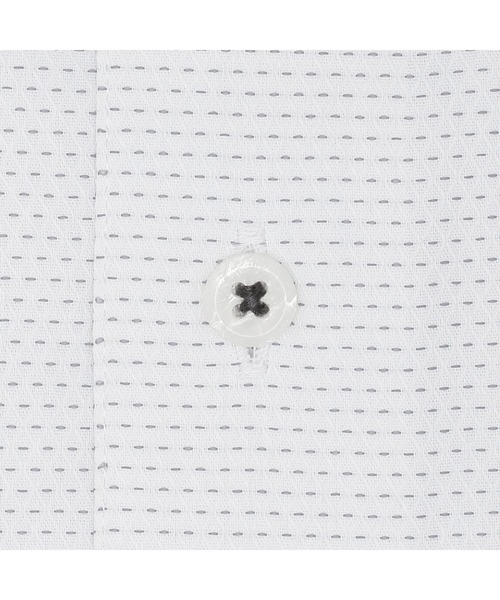 TOKYO SHIRTS(トウキョウシャツ)の「透け防止 形態安定ノーアイロン ワイド 長袖ビジネスワイシャツ(ビジネスシャツ・メンズ・グレー・首回り42cm-裄丈86cm/首回り43cm-裄丈82cm/首回り43cm-裄丈86cm/首回り39cm-裄丈80cm/首回り39cm-裄丈84cm/首回り41cm-裄丈82cm/首回り41cm-裄丈86cm/首回り42cm-裄丈82cm/首回り37cm-裄丈80cm/首回り37cm-裄丈84cm)」の4枚目の写真