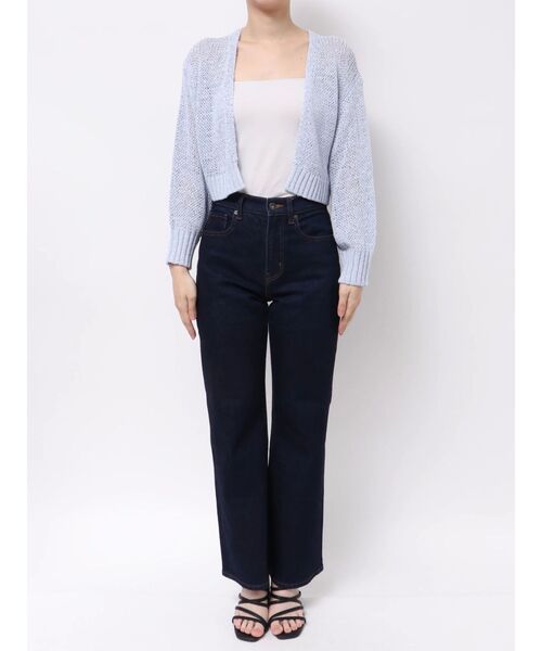 MERCURYDUO（マーキュリーデュオ）の「透かし編みラメボレロカーディガン（カーディガン/ボレロ・レディース・イエロー/ライトグレー/ライトブルー/オフホワイト・FREE）」の17枚目の写真