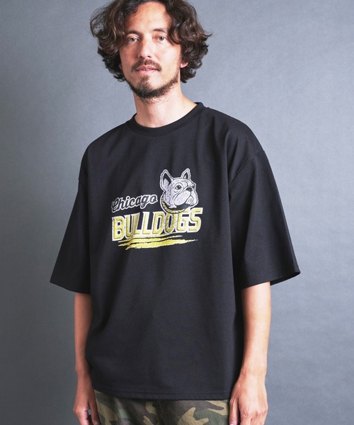 COMMON WARE(コモンウェアー)の「COMMONWARE:"BULL DOG"PRINT TEE S/S(Tシャツ/カットソー・メンズ・ネイビー/ホワイト/ブラック・M/L/XL)」の9枚目の写真