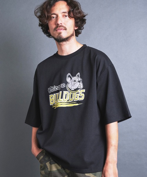 COMMON WARE(コモンウェアー)の「COMMONWARE:"BULL DOG"PRINT TEE S/S(Tシャツ/カットソー・メンズ・ネイビー/ホワイト/ブラック・M/L/XL)」の10枚目の写真