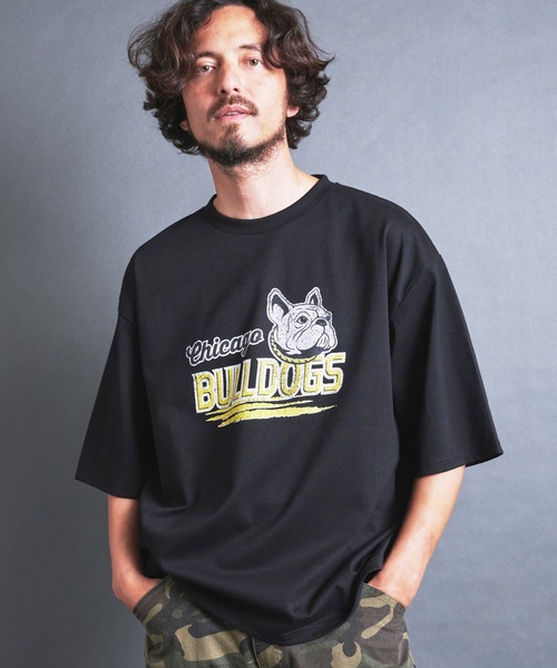 COMMON WARE(コモンウェアー)の「COMMONWARE:"BULL DOG"PRINT TEE S/S(Tシャツ/カットソー・メンズ・ネイビー/ホワイト/ブラック・M/L/XL)」の11枚目の写真