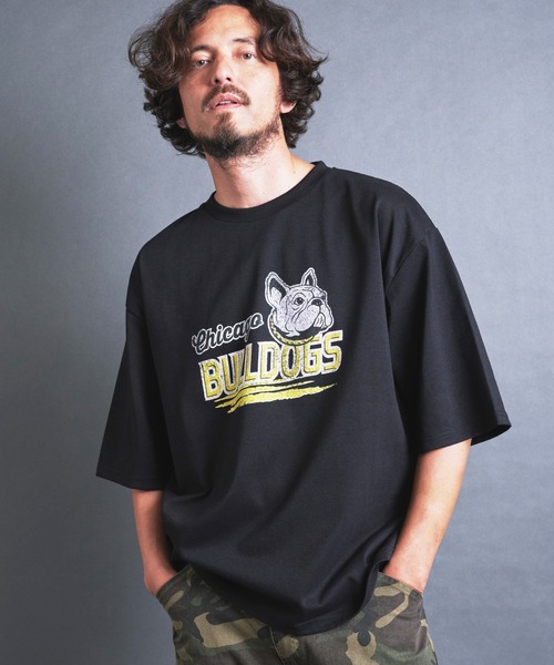 COMMON WARE(コモンウェアー)の「COMMONWARE:"BULL DOG"PRINT TEE S/S(Tシャツ/カットソー・メンズ・ネイビー/ホワイト/ブラック・M/L/XL)」の12枚目の写真