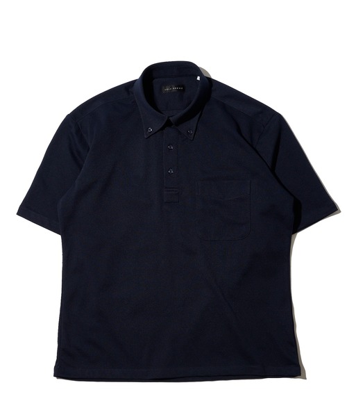 TETE HOMME(テットオム)の「【WEB限定】吸水速乾 ドライ ストレッチポロシャツ(ポロシャツ・メンズ・ネイビー/ブルー/ホワイト・LARGE/X-LARGE/MEDIUM)」の3枚目の写真